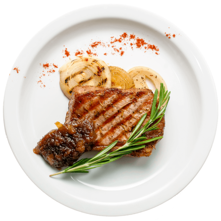 Стейк зі свинини