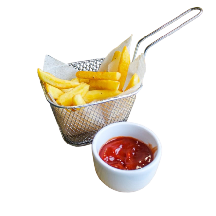Картопля фрі з кетчупом