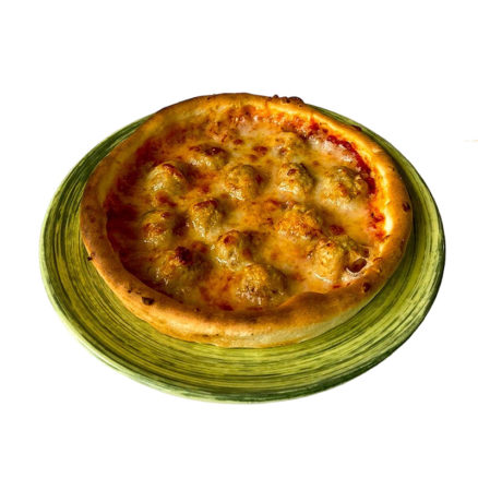 Піца з м’ясними кульками