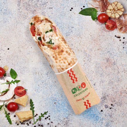 Піца рол зі свининою барбекю